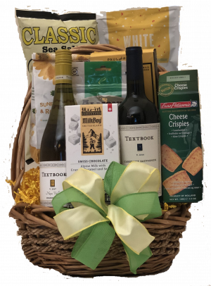 CD3241109 Gourmet Choice Gift Basket for Christmas and personalized card mailed seperately